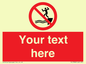 PL7398: Custom No jumping into water