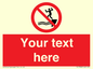 PL7398: Custom No jumping into water