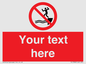 PL7398: Custom No jumping into water