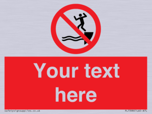 PL7398: Custom No jumping into water