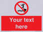 PL7398: Custom No jumping into water