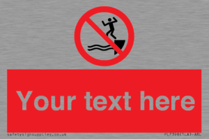 PL7398: Custom No jumping into water