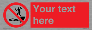 PL7398: Custom No jumping into water