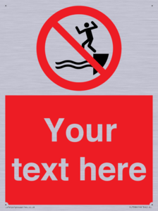 PL7398: Custom No jumping into water