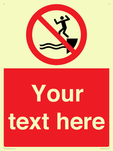 PL7398: Custom No jumping into water