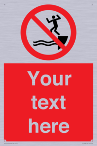 PL7398: Custom No jumping into water