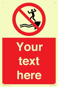 PL7398: Custom No jumping into water