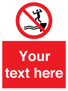 PL7398: Custom No jumping into water