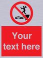PL7398: Custom No jumping into water