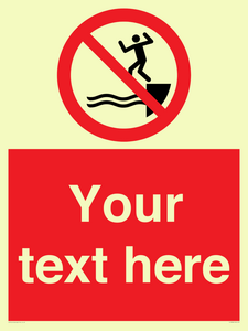 PL7398: Custom No jumping into water