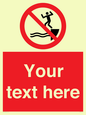 PL7398: Custom No jumping into water