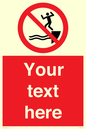 PL7398: Custom No jumping into water