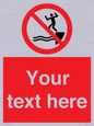PL7398: Custom No jumping into water
