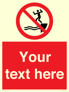 PL7398: Custom No jumping into water