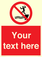 PL7398: Custom No jumping into water