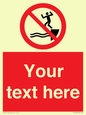 PL7398: Custom No jumping into water