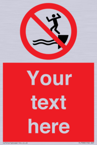 PL7398: Custom No jumping into water