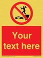 PL7398: Custom No jumping into water