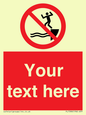 PL7398: Custom No jumping into water