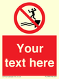 PL7398: Custom No jumping into water