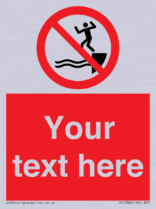 PL7398: Custom No jumping into water