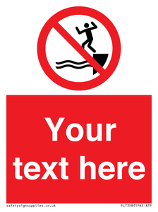 PL7398: Custom No jumping into water