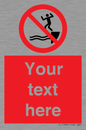 PL7398: Custom No jumping into water