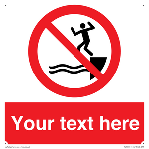 PL7398: Custom No jumping into water