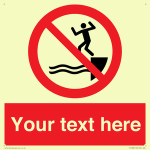 PL7398: Custom No jumping into water