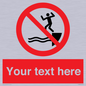 PL7398: Custom No jumping into water