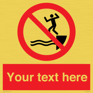 PL7398: Custom No jumping into water