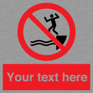 PL7398: Custom No jumping into water