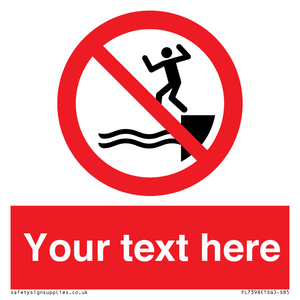 PL7398: Custom No jumping into water