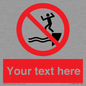 PL7398: Custom No jumping into water