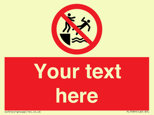 PL7399: Custom No pushing into water