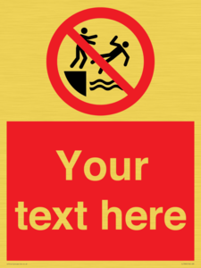 PL7399: Custom No pushing into water