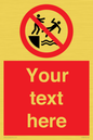 PL7399: Custom No pushing into water