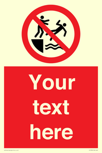 PL7399: Custom No pushing into water
