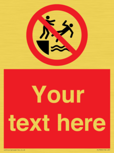 PL7399: Custom No pushing into water