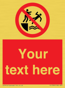 PL7399: Custom No pushing into water