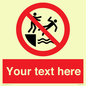 PL7399: Custom No pushing into water