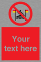 PL7401: Custom No surfing between the red and yellow flags