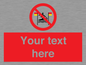 PL7401: Custom No surfing between the red and yellow flags