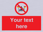 PL7401: Custom No surfing between the red and yellow flags
