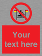PL7401: Custom No surfing between the red and yellow flags