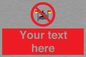 PL7401: Custom No surfing between the red and yellow flags