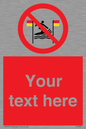 PL7401: Custom No surfing between the red and yellow flags