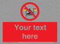 PL7401: Custom No surfing between the red and yellow flags