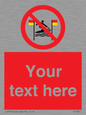 PL7401: Custom No surfing between the red and yellow flags