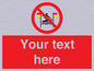 PL7401: Custom No surfing between the red and yellow flags